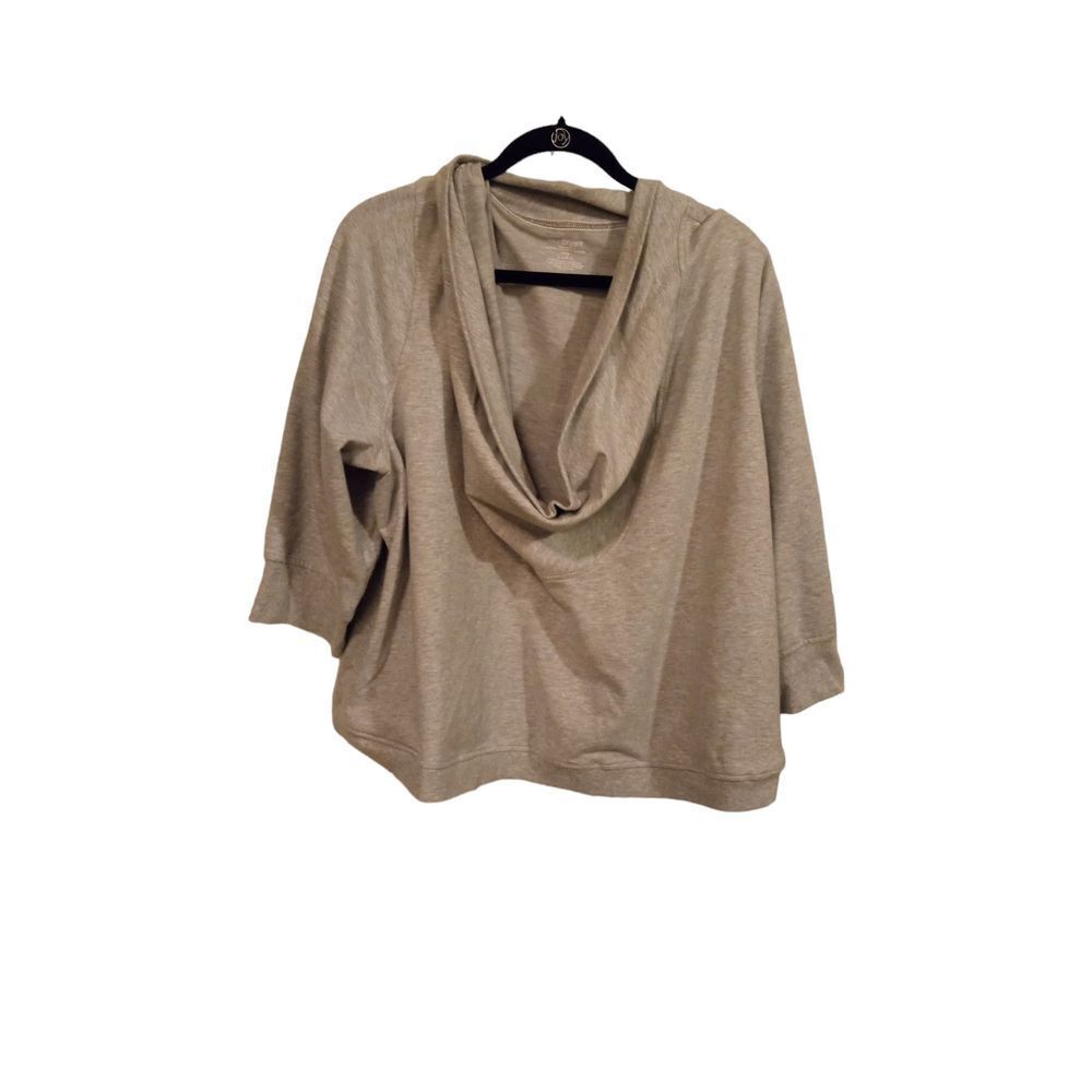 Lane Bryant Women's Gray chunky cowl neck Long Sleeve Sweater 26/28